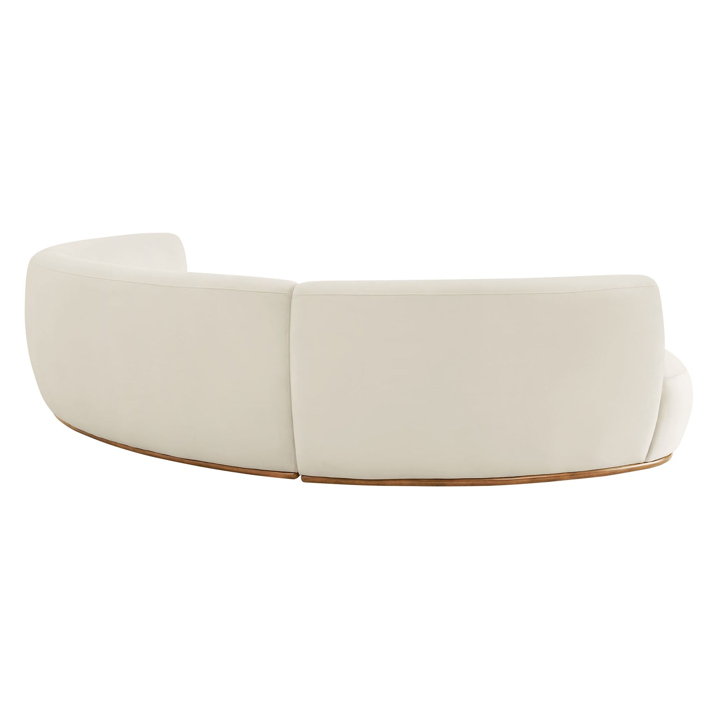 Rialta 3 Piece Curved Performance Velvet Sectional Sofa by Modway EEI-7805