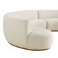 Rialta 3 Piece Curved Performance Velvet Sectional Sofa by Modway EEI-7805