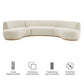 Rialta 3 Piece Curved Performance Velvet Sectional Sofa by Modway EEI-7805
