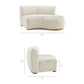 Rialta 3 Piece Curved Performance Velvet Sectional Sofa by Modway EEI-7805