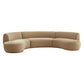 Rialta 3 Piece Curved Performance Velvet Sectional Sofa by Modway EEI-7805