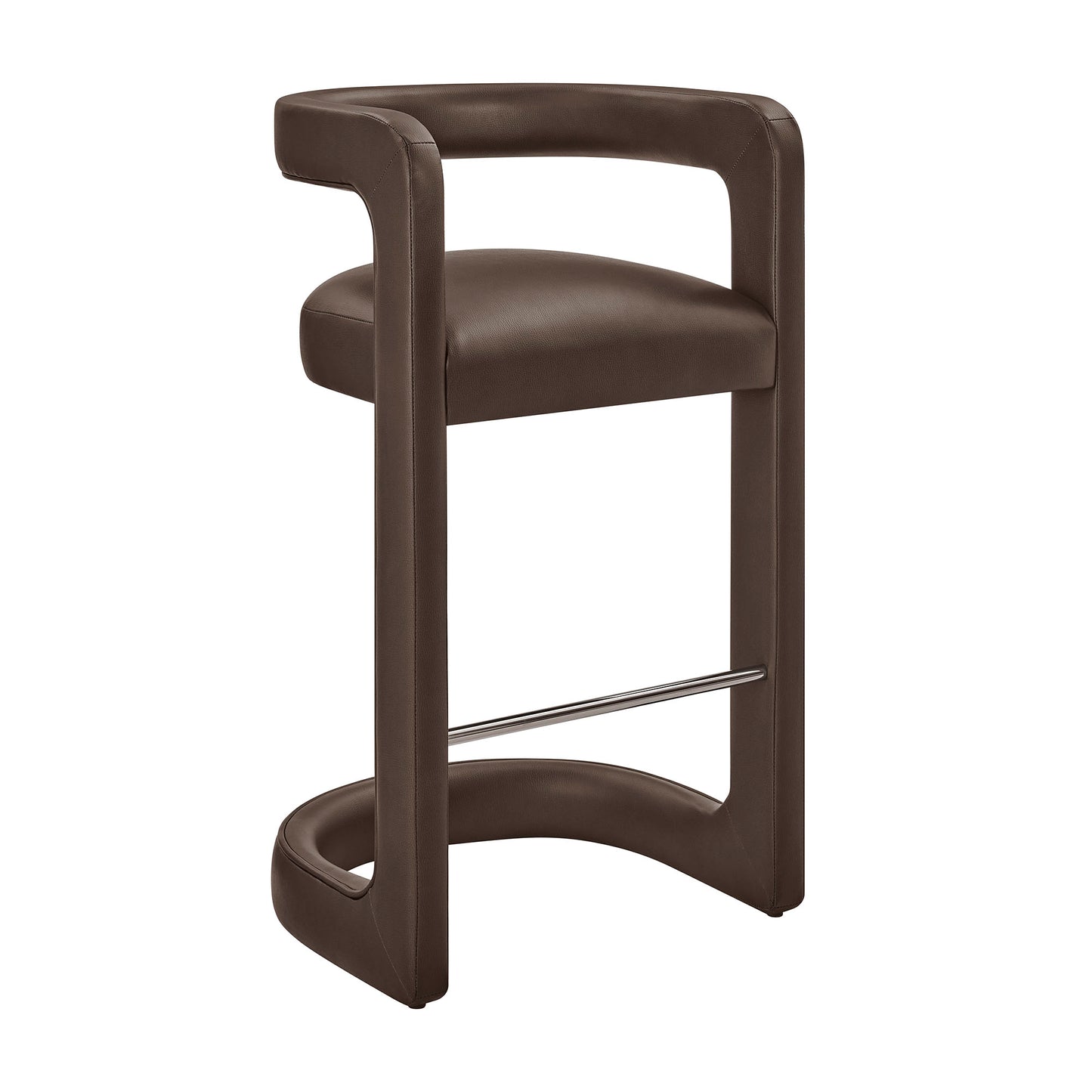 Winslow Premium Vegan Leather Bar Stool Set of 2 by Modway EEI-7809