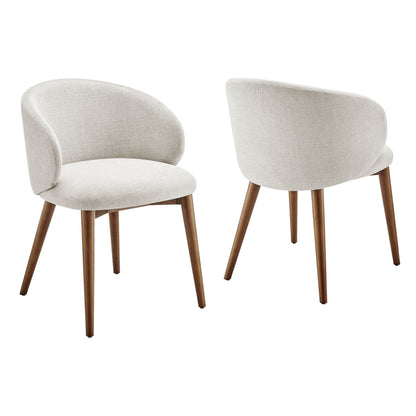 Anelle Upholstered Fabric Dining Chairs Set of 2 by Modway EEI-7814
