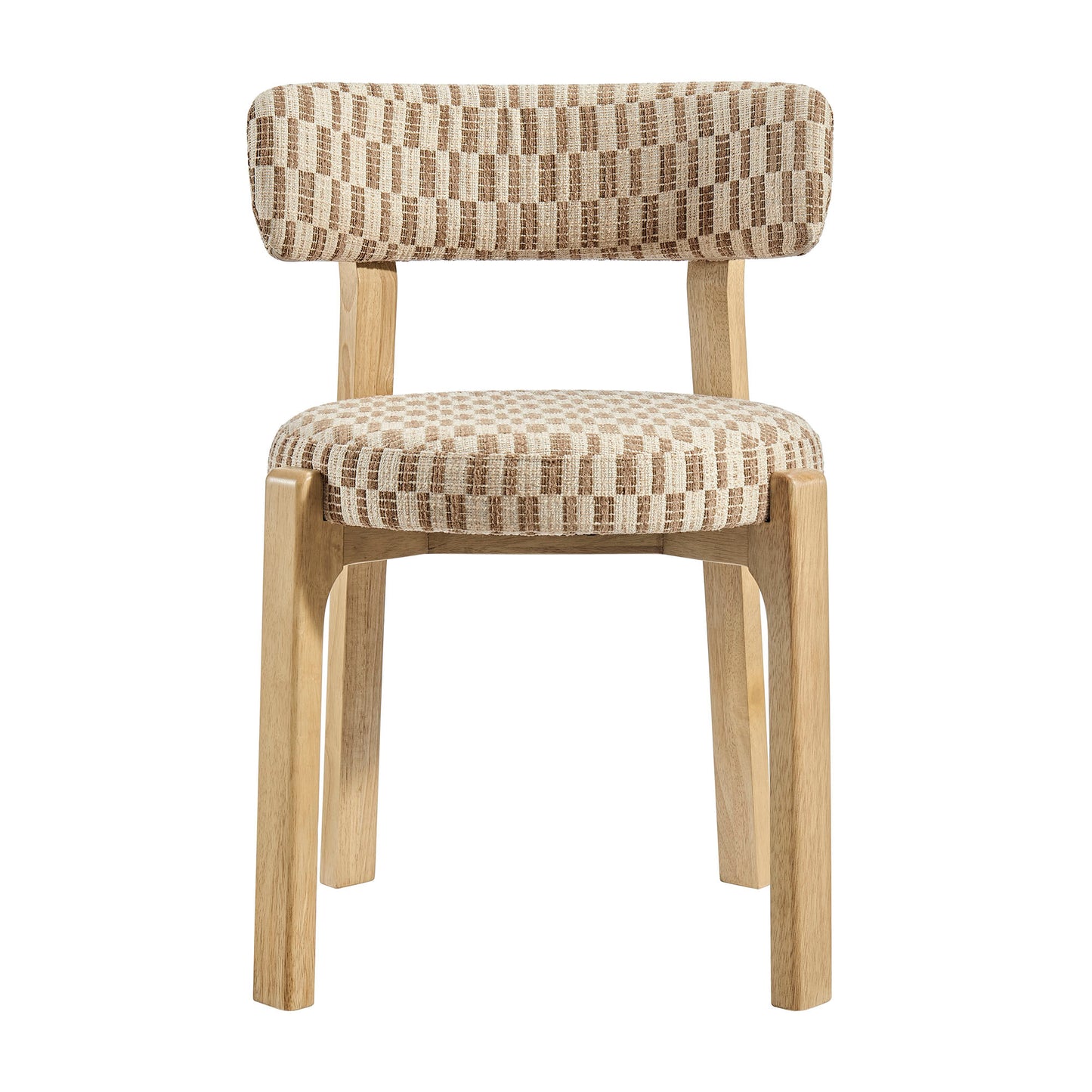 Marsha Retro Upholstered Fabric Dining Chairs Set of 2 by Modway EEI-7815