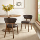 Daphne Vegan Leather Dining Chairs Set of 2 by Modway EEI-7816