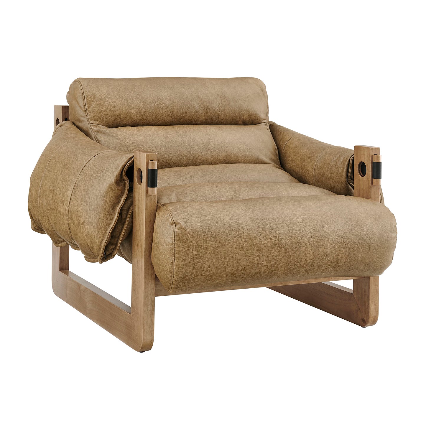 Sorelle Vegan Leather Sling Lounge Chair by Modway EEI-7817
