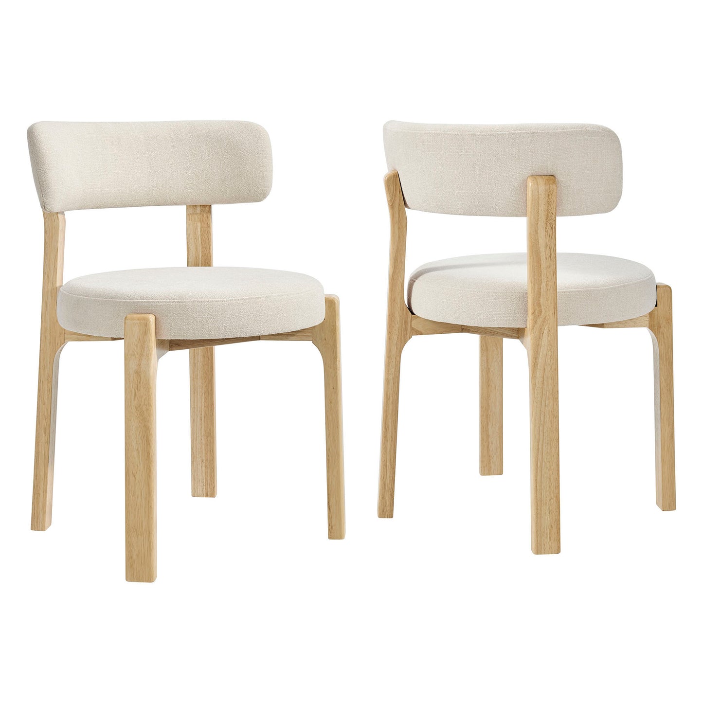 Marsha Upholstered Fabric Dining Chairs Set of 2 by Modway EEI-7818