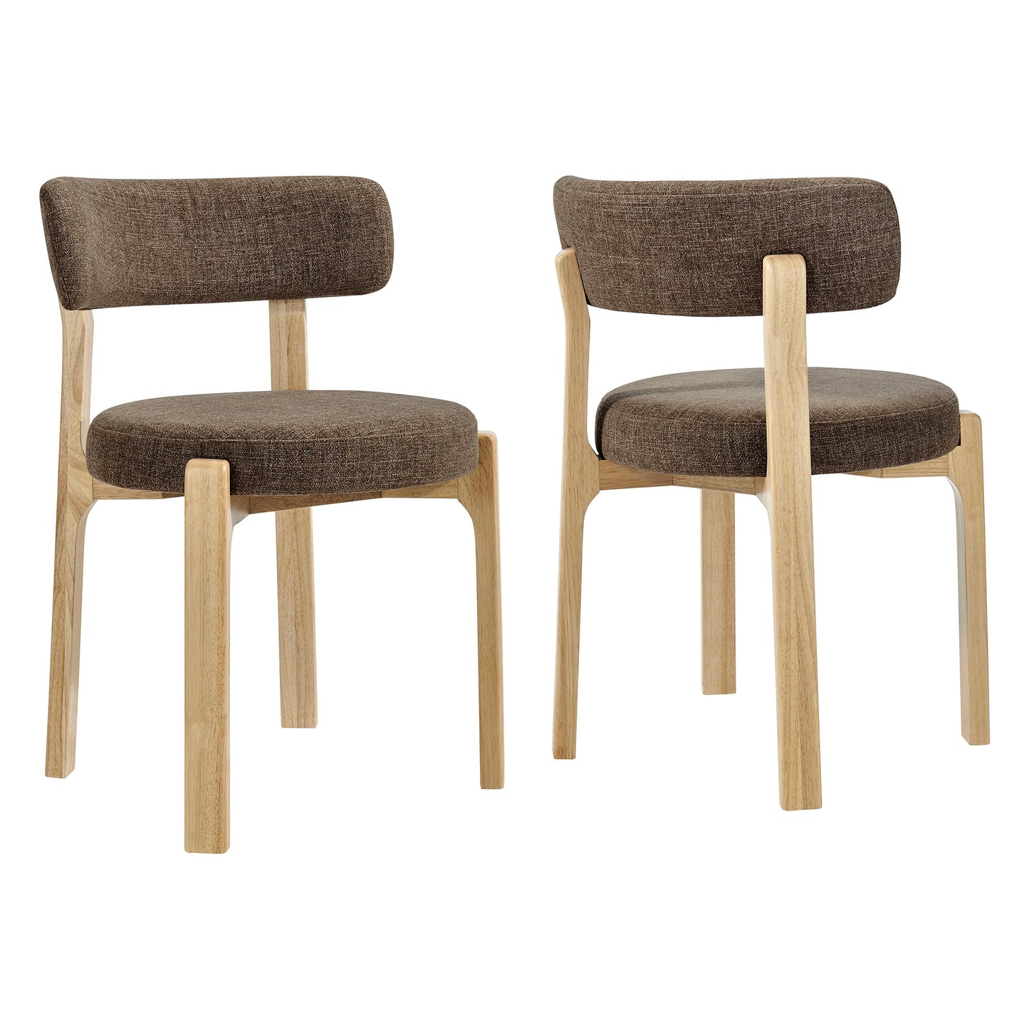Marsha Upholstered Fabric Dining Chairs Set of 2 by Modway EEI-7818
