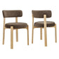 Marsha Upholstered Fabric Dining Chairs Set of 2 by Modway EEI-7818