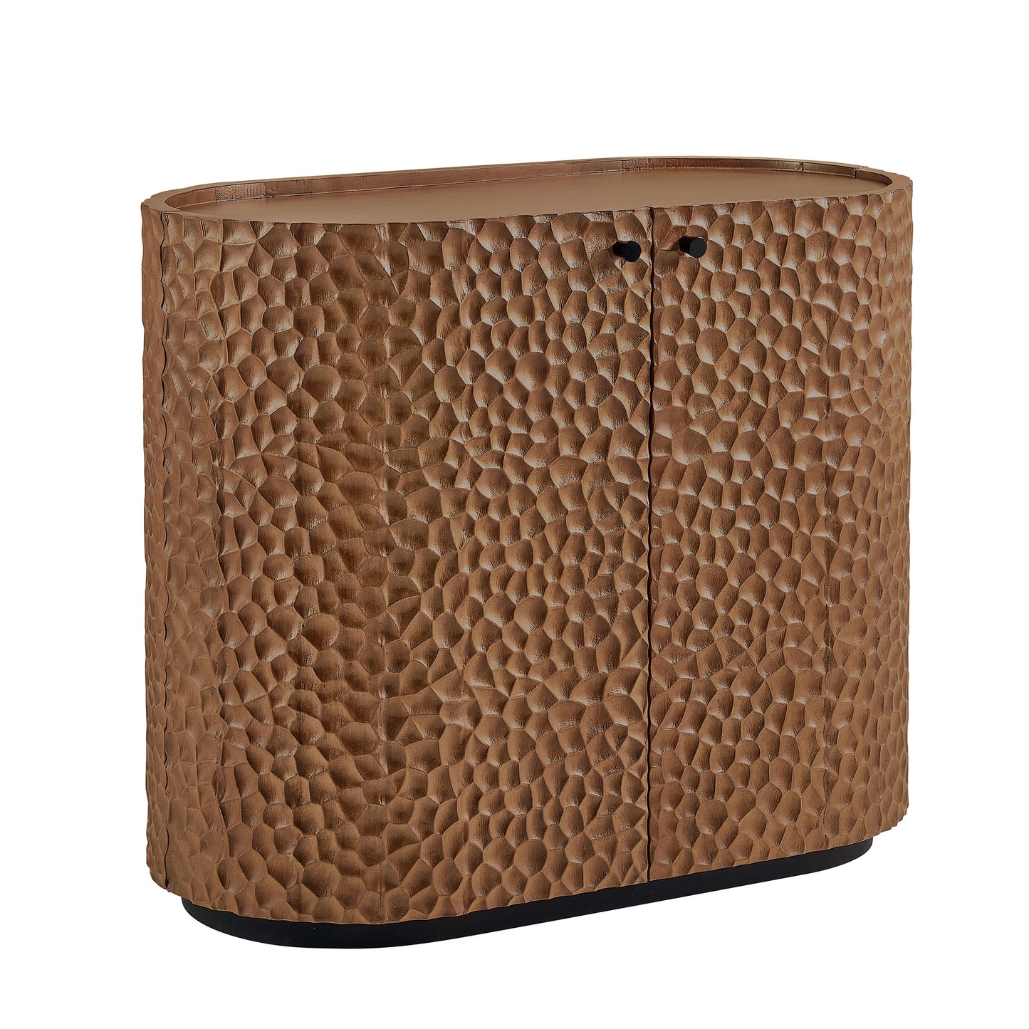 Aven 36 Inch Chiseled Curved Wood 2 Door Accent Cabinet by Modway EEI-7819