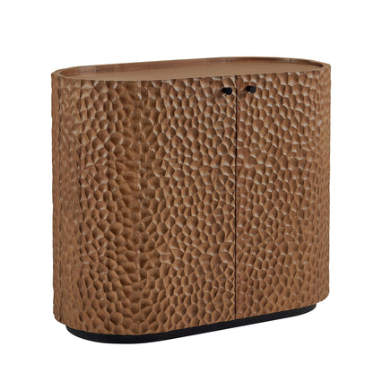 Aven 36 Inch Chiseled Curved Wood 2 Door Accent Cabinet by Modway EEI-7819