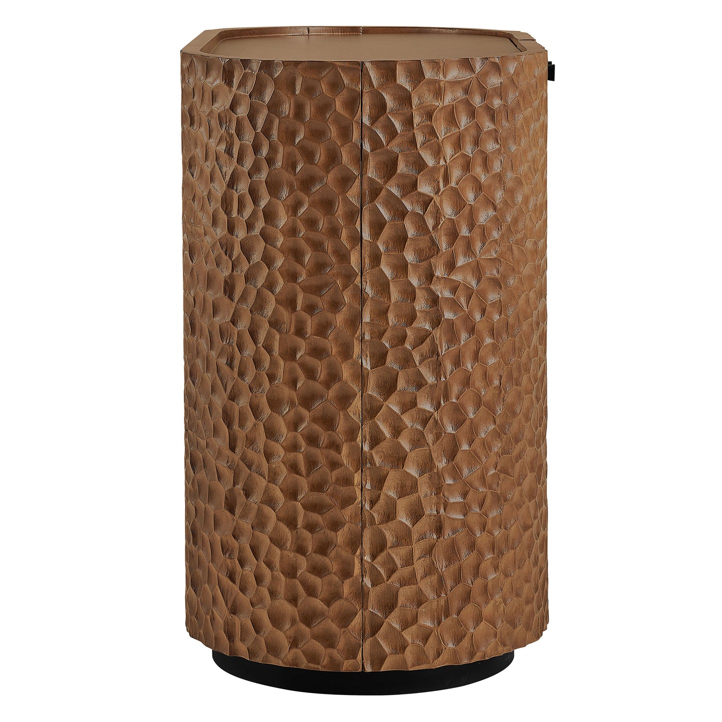 Aven 36 Inch Chiseled Curved Wood 2 Door Accent Cabinet by Modway EEI-7819