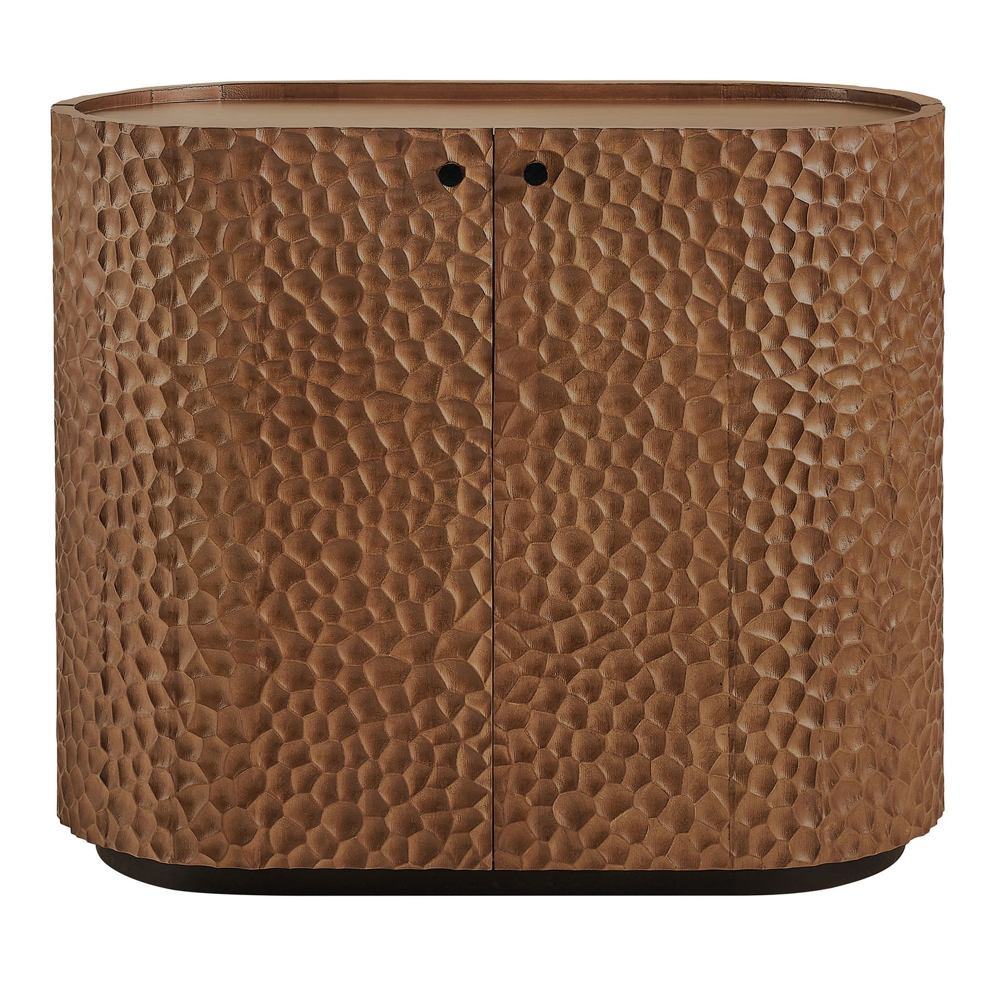 Aven 36 Inch Chiseled Curved Wood 2 Door Accent Cabinet by Modway EEI-7819