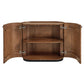 Aven 36 Inch Chiseled Curved Wood 2 Door Accent Cabinet by Modway EEI-7819