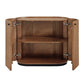 Aven 36 Inch Chiseled Curved Wood 2 Door Accent Cabinet by Modway EEI-7819