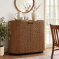 Aven 36 Inch Chiseled Curved Wood 2 Door Accent Cabinet by Modway EEI-7819