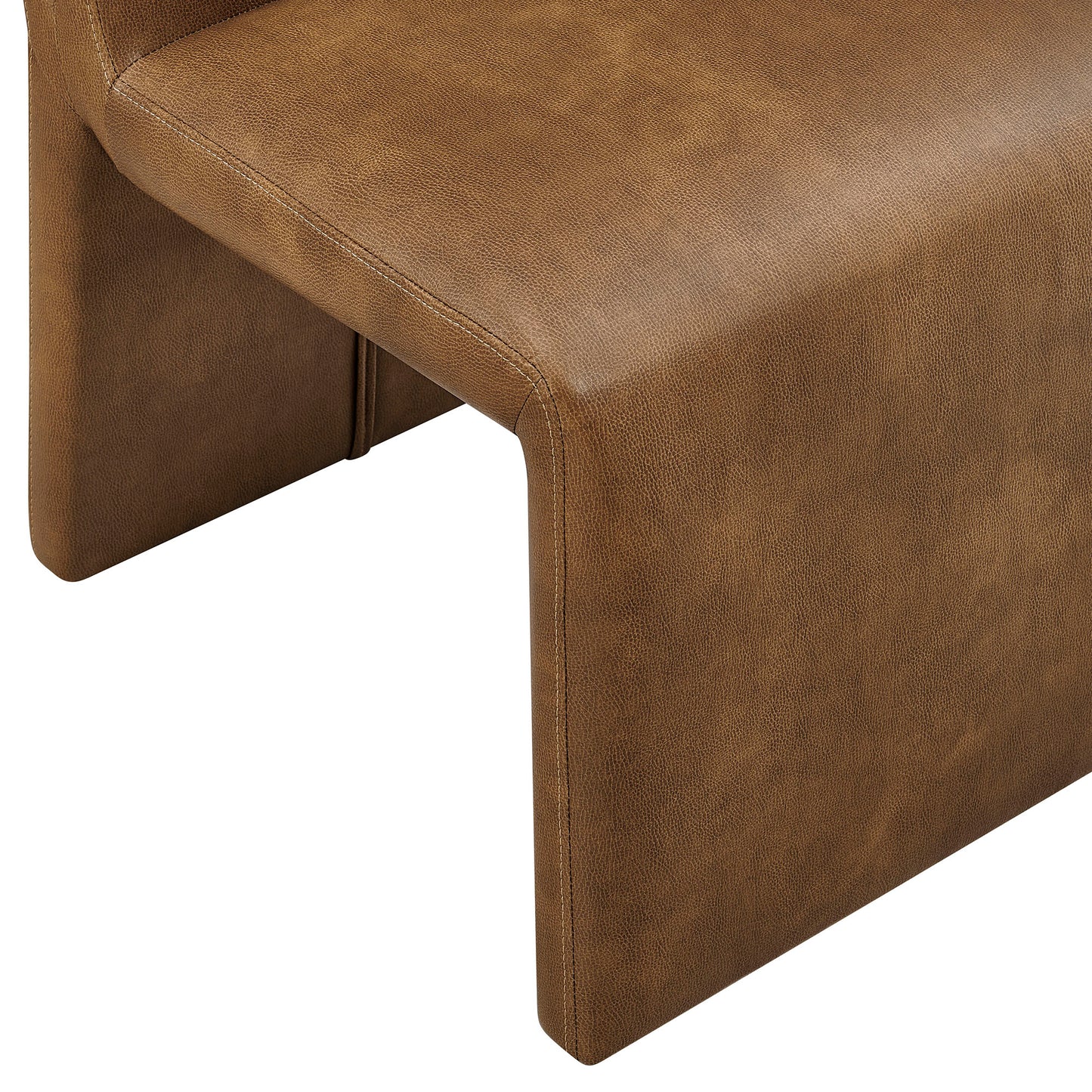 Emory Vegan Leather Dining Side Chair Set of 2 by Modway EEI-7827