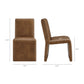 Emory Vegan Leather Dining Side Chair Set of 2 by Modway EEI-7827