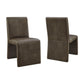 Emory Vegan Leather Dining Side Chair Set of 2 by Modway EEI-7827