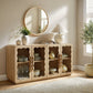 Rory 62 Inch Four-Door Scalloped Glass Sideboard by Modway EEI-7834