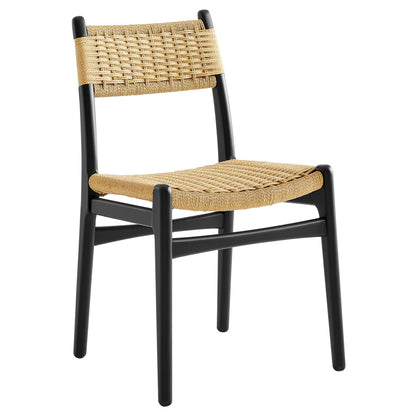 Wynn Rope and Wood Dining Side Chair by Modway EEI-7836
