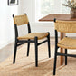 Wynn Rope and Wood Dining Side Chair by Modway EEI-7836
