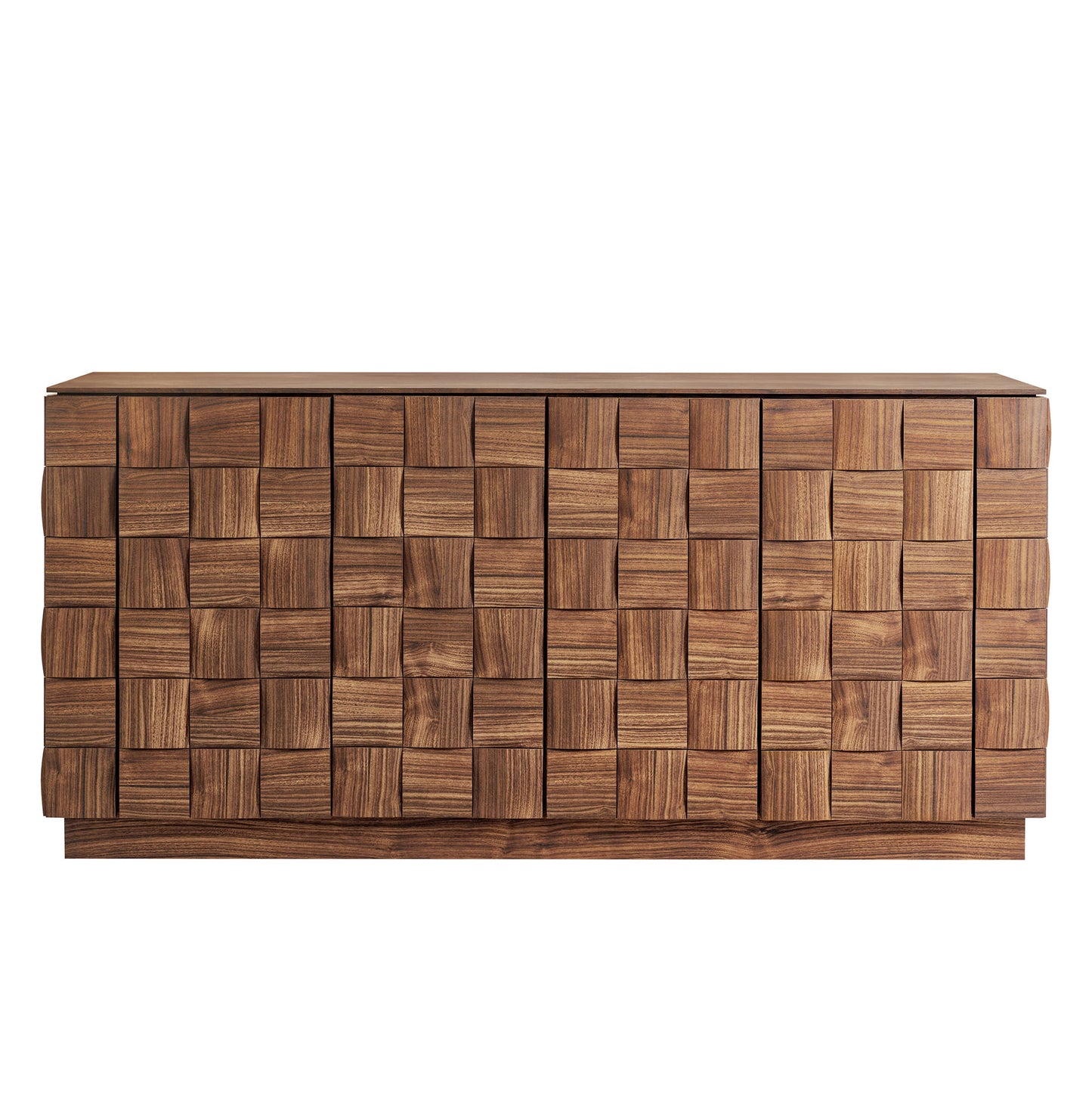 Duskin 68 Inch Geometric Block Design Four Door Sideboard by Modway EEI-7850