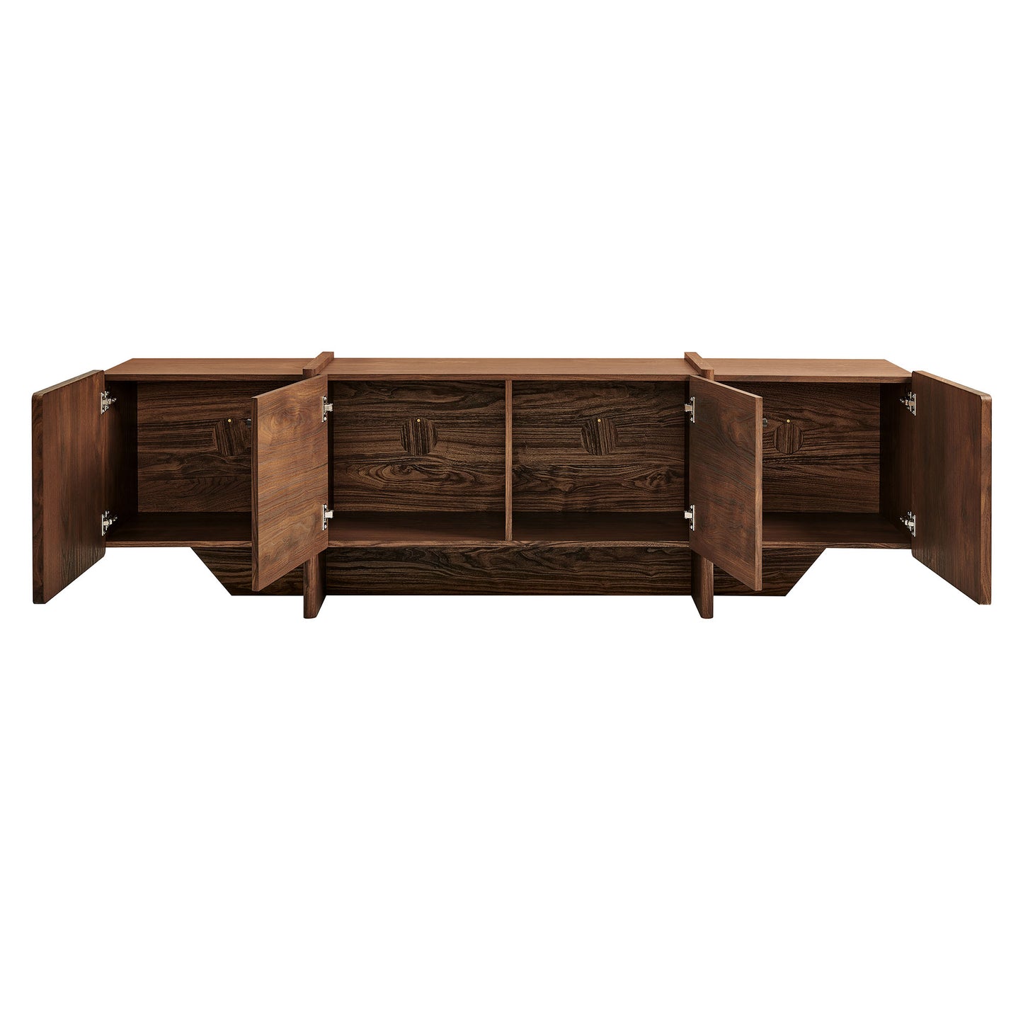 Yarrow 77 Inch Fluted Four Door TV Stand by Modway EEI-7851
