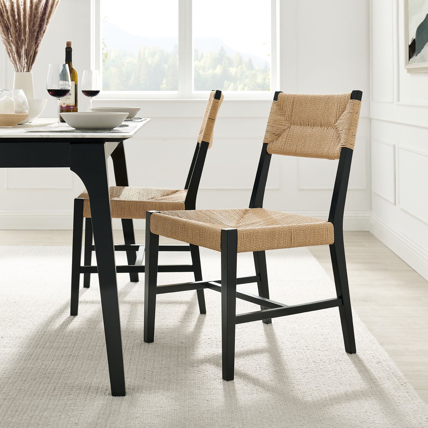 Bodie Wood Dining Chair Set of 2 by Modway EEI-7899