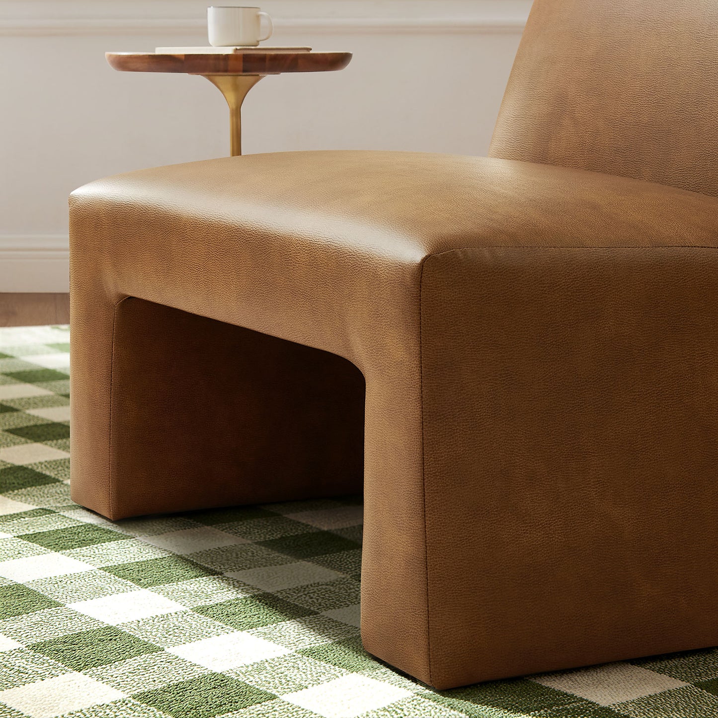 Amita Vegan Leather Armless Accent Chair by Modway EEI-7905