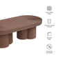 Sarova 60 Inch Natural Rattan Oval Pedestal Coffee Table by Modway EEI-7912
