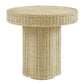 Sarova 20 Inch Natural Rattan Round Pedestal Side Table by Modway EEI-7913