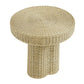 Sarova 20 Inch Natural Rattan Round Pedestal Side Table by Modway EEI-7913
