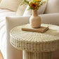Sarova 20 Inch Natural Rattan Round Pedestal Side Table by Modway EEI-7913