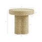 Sarova 20 Inch Natural Rattan Round Pedestal Side Table by Modway EEI-7913