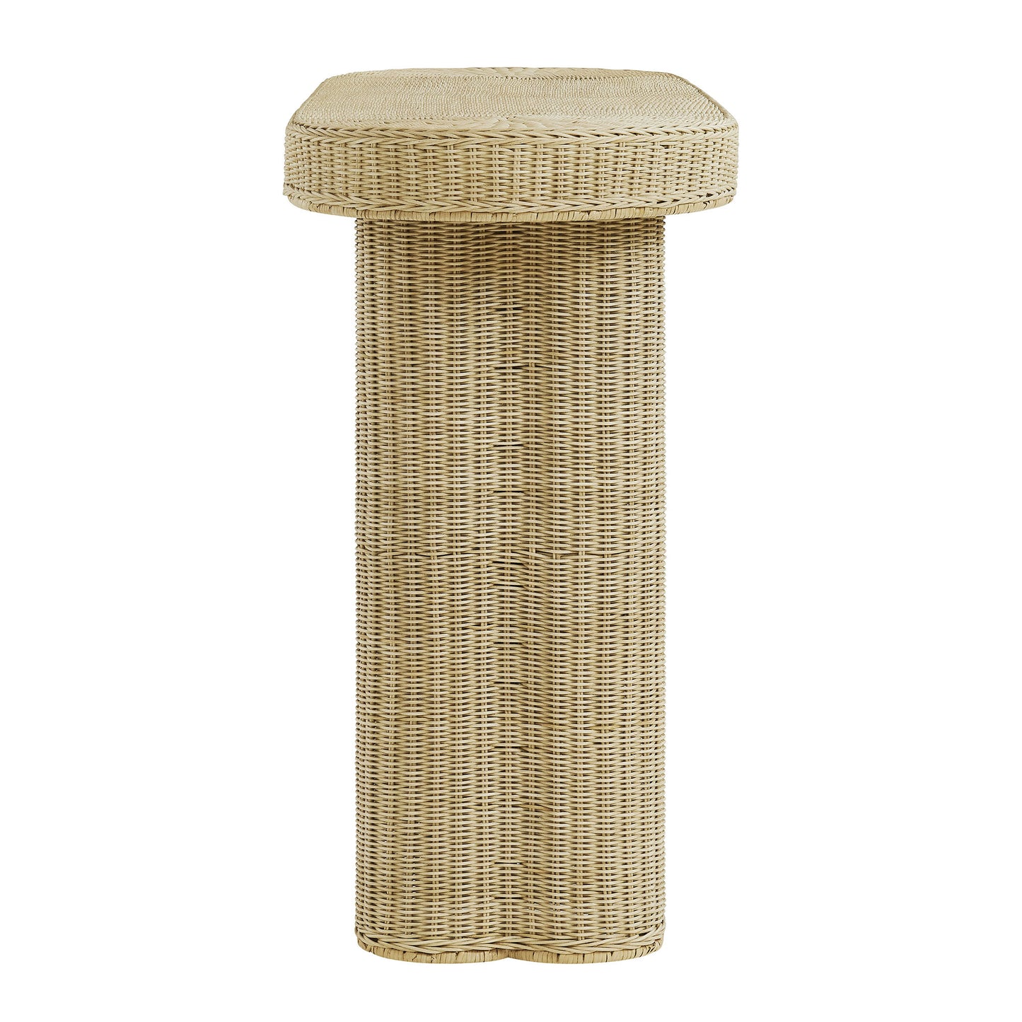 Sarova 59 Inch Natural Rattan Oval Console Table by Modway EEI-7915