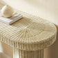 Sarova 59 Inch Natural Rattan Oval Console Table by Modway EEI-7915