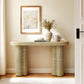 Sarova 59 Inch Natural Rattan Oval Console Table by Modway EEI-7915