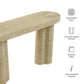 Sarova 59 Inch Natural Rattan Oval Console Table by Modway EEI-7915