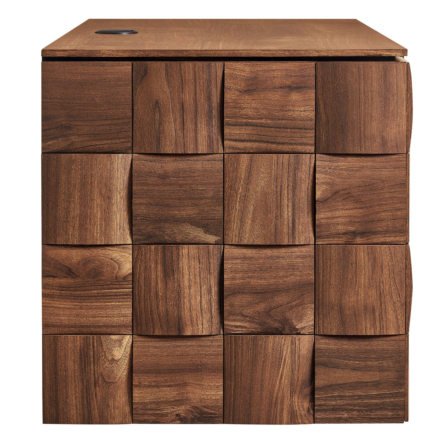 Duskin 39 Inch Geometric Block Design Wall Mounted TV Stand by Modway EEI-7932