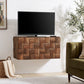 Duskin 39 Inch Geometric Block Design Wall Mounted TV Stand by Modway EEI-7932