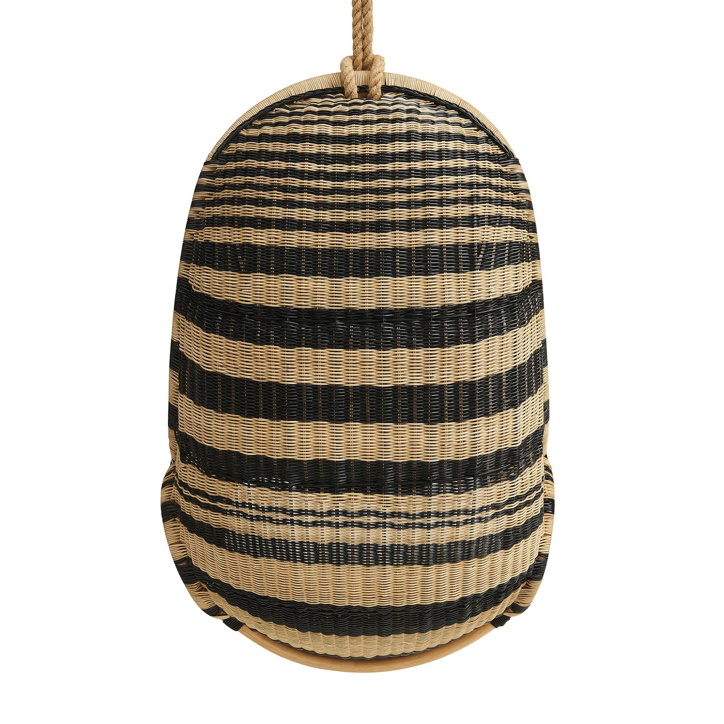 Carlo Two-Tone Woven Natural Rattan Hanging Chair by Modway EEI-7934