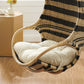 Carlo Two-Tone Woven Natural Rattan Hanging Chair by Modway EEI-7934