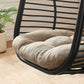 Neve Open Rib Weave Natural Rattan Hanging Chair by Modway EEI-7935