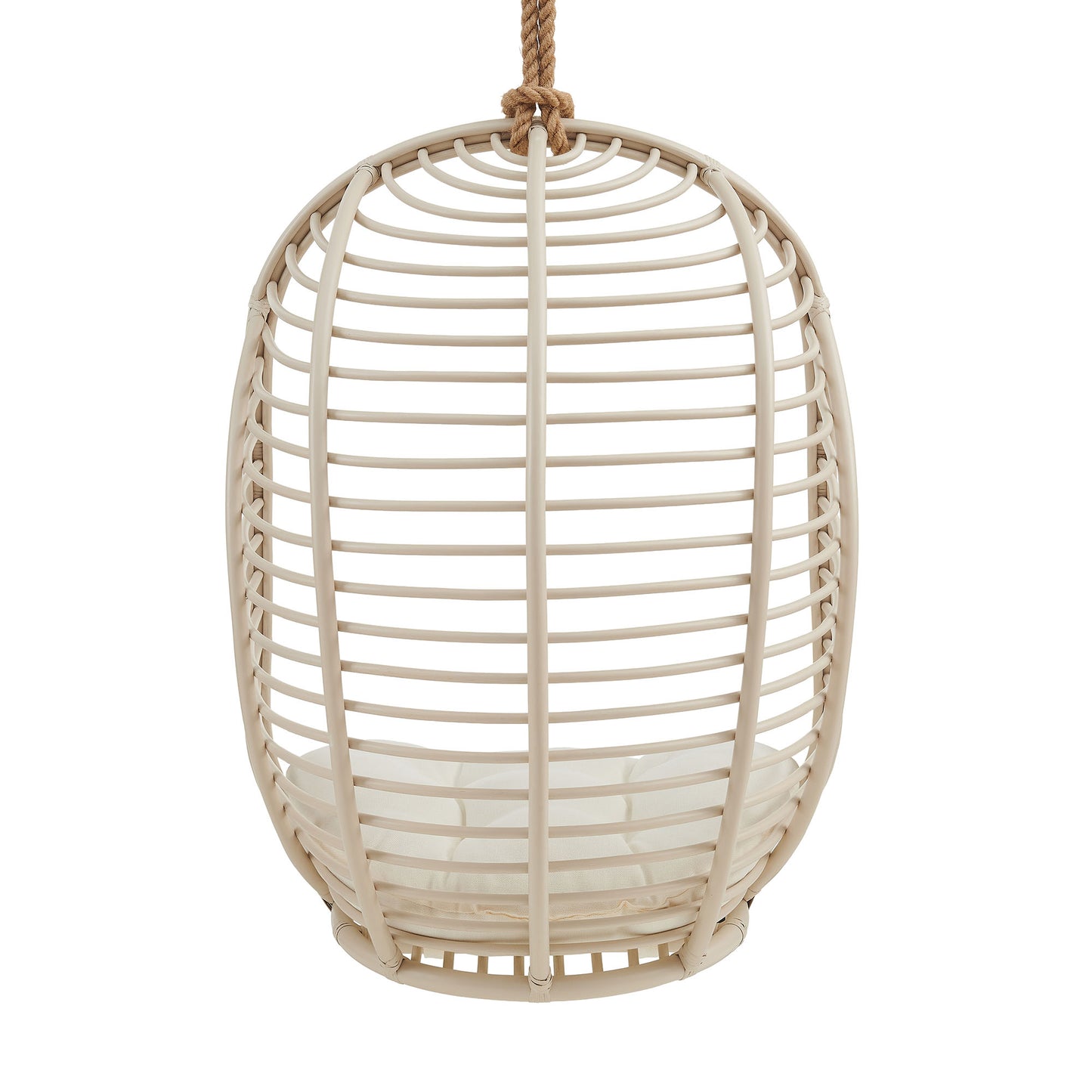 Neve Open Rib Weave Natural Rattan Hanging Chair by Modway EEI-7936