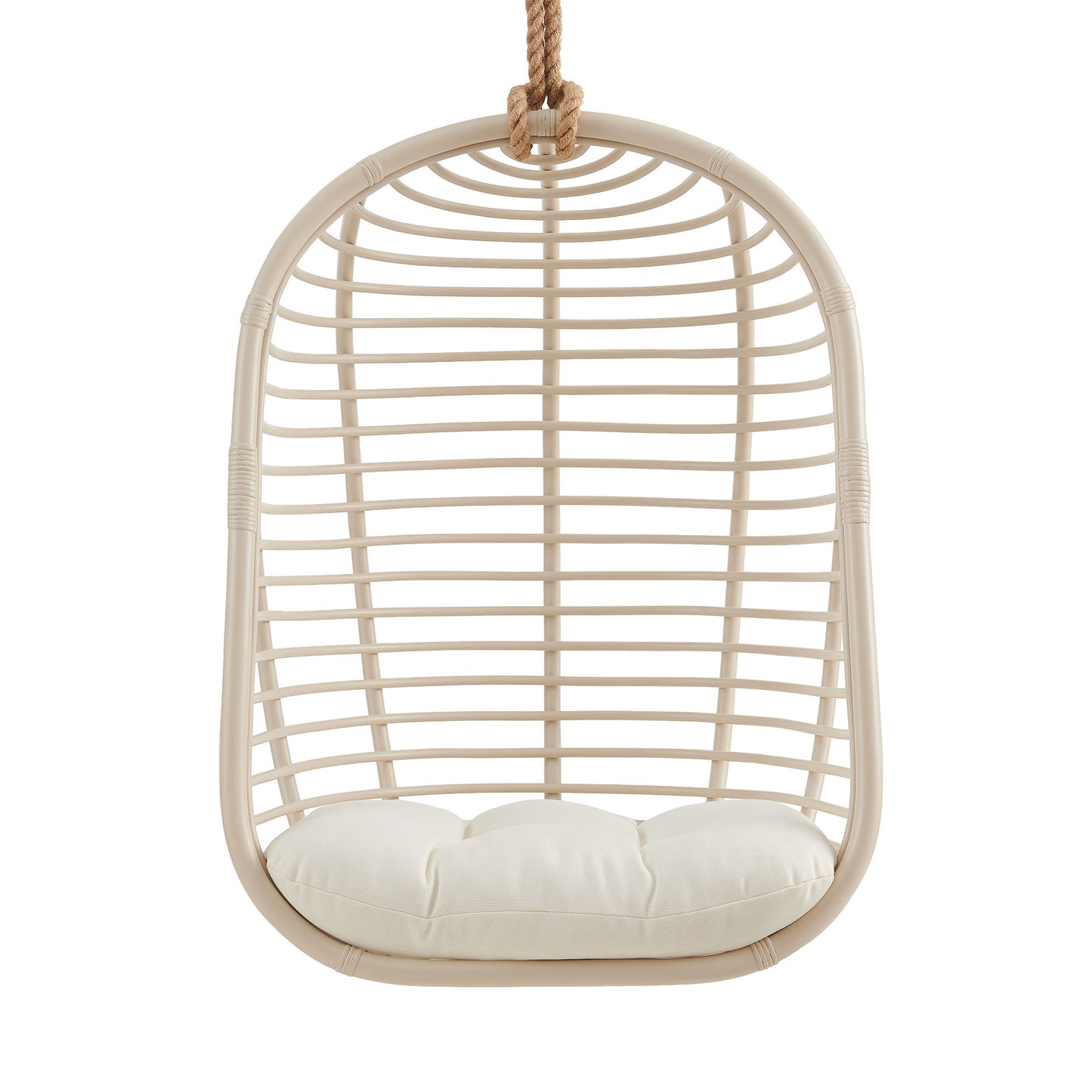 Neve Open Rib Weave Natural Rattan Hanging Chair by Modway EEI-7936