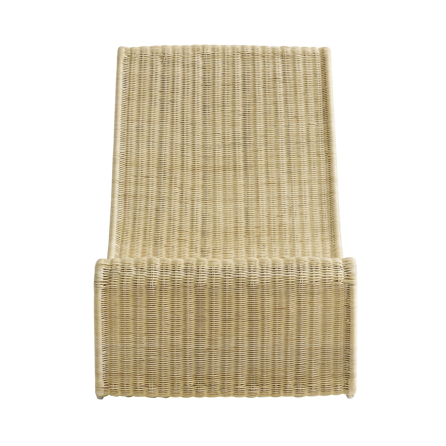 Eira Continuous Curved Natural Rattan Lounge Chair by Modway EEI-7937