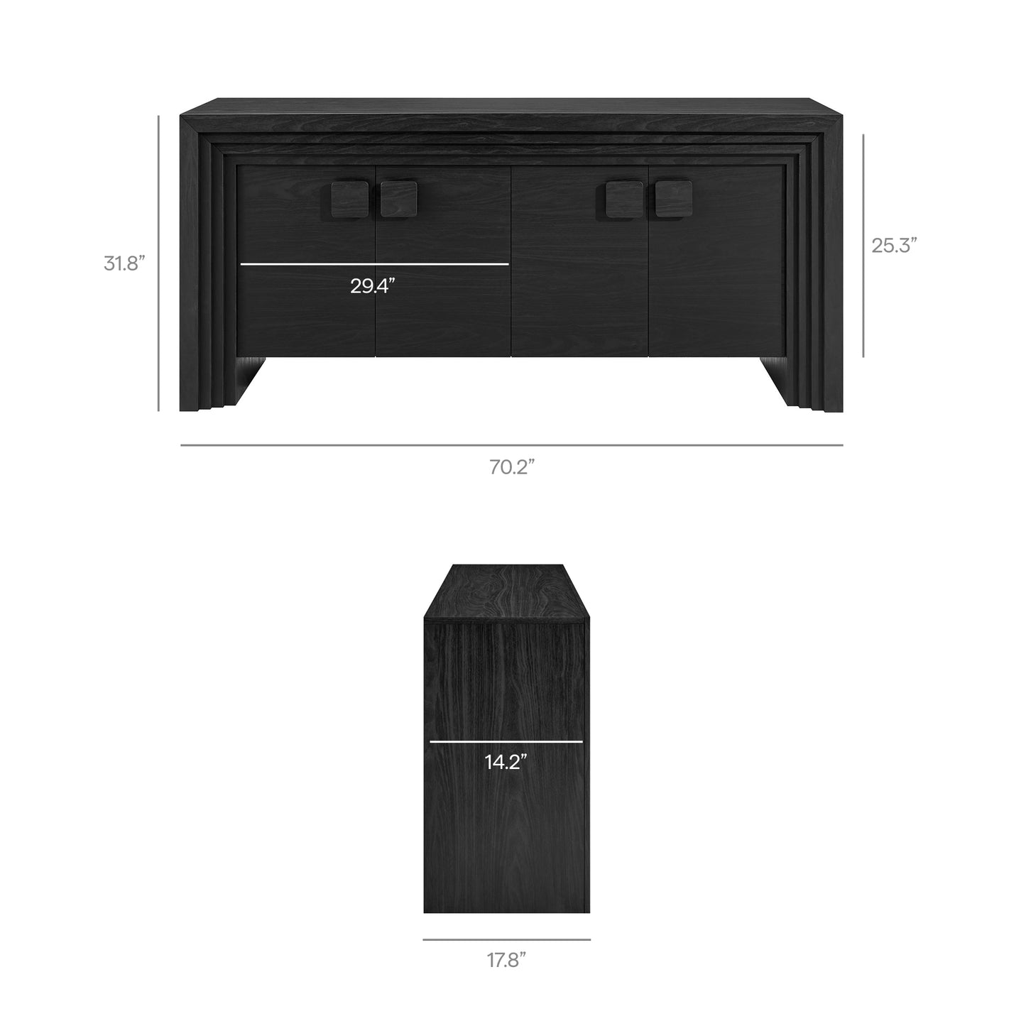 Olney 4-Door Fluted Sideboard by Modway EEI-7961