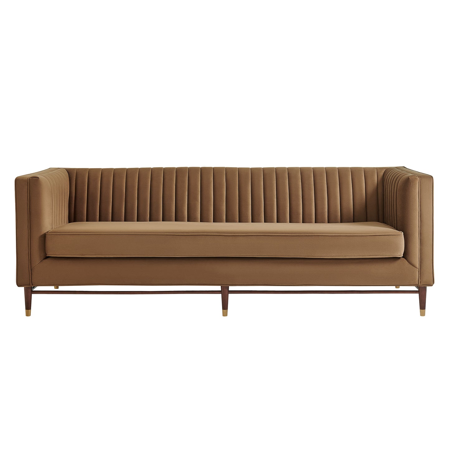 Devote 93 Inch Performance Velvet Channel Tufted Sofa by Modway EEI-7996