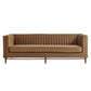 Devote 93 Inch Performance Velvet Channel Tufted Sofa by Modway EEI-7996